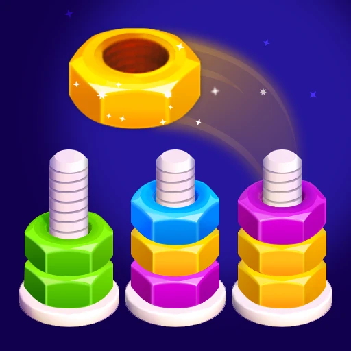 ナットソート：カラーマッチゲーム